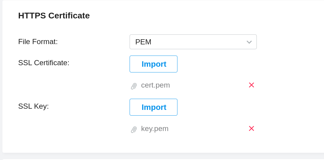 Omada Controller SSL Cert Selection